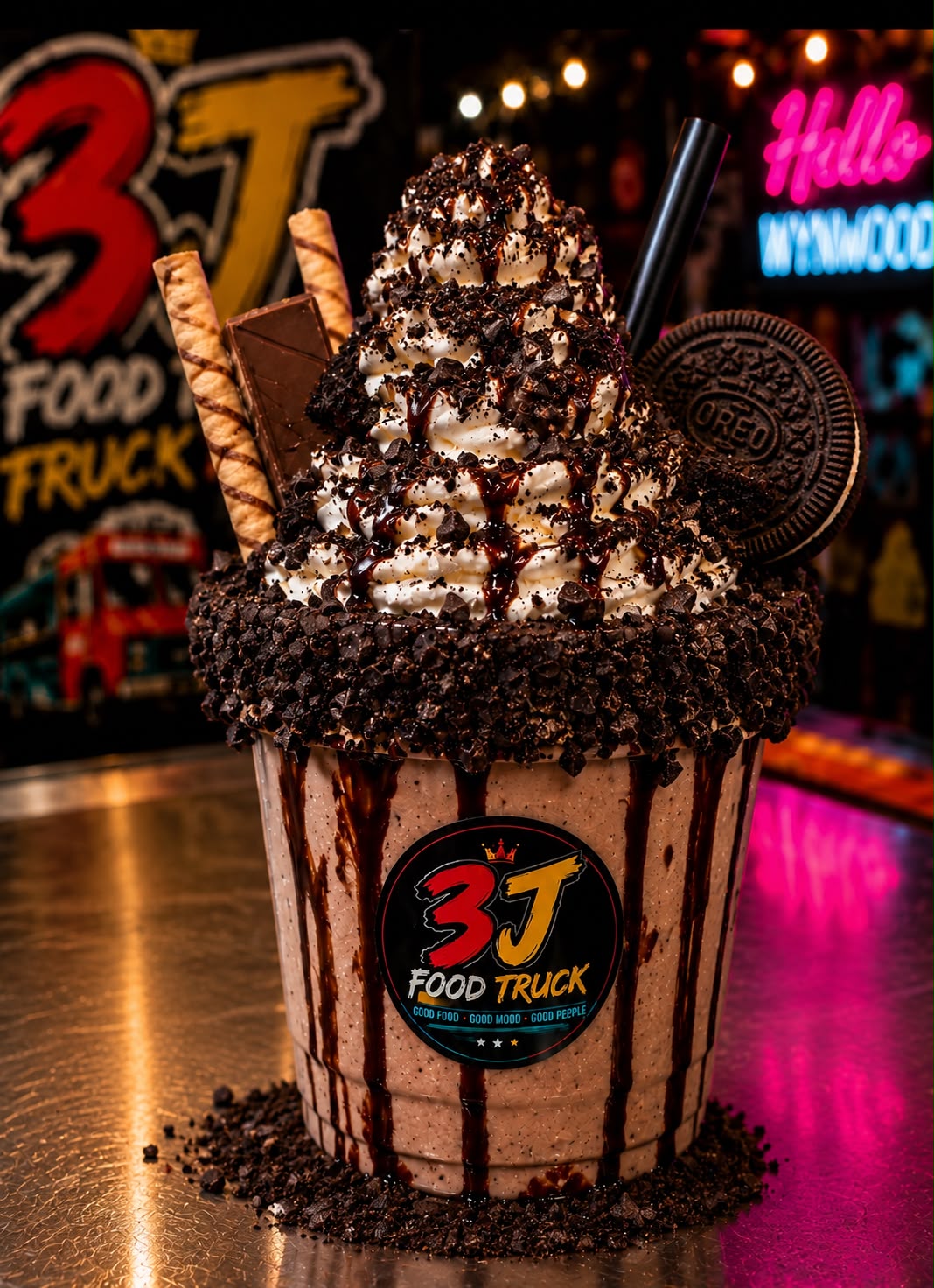 Shake cookies and cream